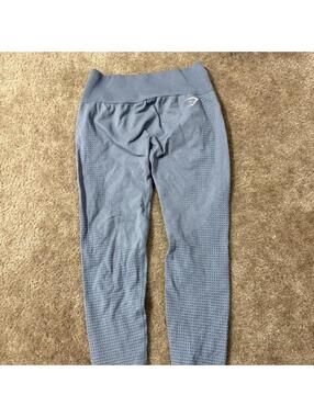 Gymshark Women's Blue and Grey Legging